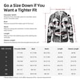 thumbnail image 5 of Gaeub Psychedelic Skull Illusion Art Men's and Women's UPF 50+ Long-Sleeved Sun Protection Clothing, Fishing Shirt Long Sleeve Zip-Medium, 5 of 7