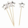 thumbnail image 5 of ZYLER- 20Pcs Cake Topper Cupcake Picks Dessert Silver16 Silver16, 5 of 6