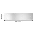 thumbnail image 2 of Furniture Door Kick Plate for Exterior Front or Back Doors, Anodized Aluminum Shield for Door and Clean, 2 of 3