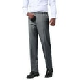 thumbnail image 5 of AZoiNM Men's Slim Fit Dress Pants Flat Front Business Casual Trousers 4 Pocket Polyester Viscose Blend, 5 of 14