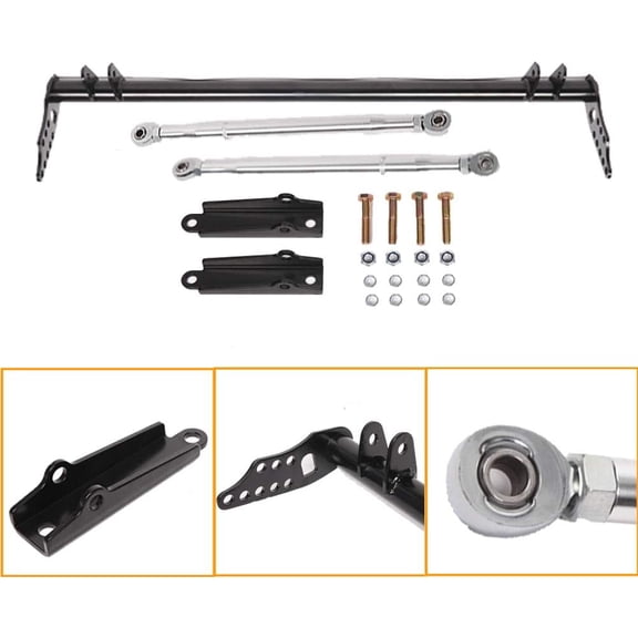 Front Traction Suspension Control Lower Tie Bar Brace Kit for Honda Civic 1992-1995 for Honda DEL SOL 1993-1997 for Acura For Integra 1994-2001
