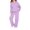 Purple, variant on UACY Teen Girls Casual Tracksuit, Solid Pullover Hoodie & Loose Wide Leg Sweatpants 2 Piece Sweatsuit, Long Sleeve Daily Sport Outfit (Light Ashy, 5-6 Years)
