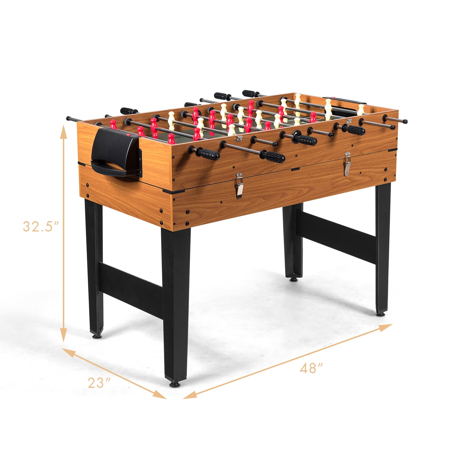 Topbuy 3-in-1 Multifunctional Game Table Soccer Billiard Slide Hockey