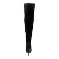 thumbnail image 3 of THALIA SODI Womens Black Animal Print 1" Platform Round Toe Stiletto Zip-Up Dress Boots 7, 3 of 4