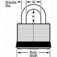 thumbnail image 4 of Master Lock 5KALJ-A214 2 in. Laminated Padlock With 2.5 in. Long Shackle, 4 of 4