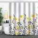 thumbnail image 1 of Cortina de baño, cortina de ducha de plantas verdes, impermeable y a prueba de moho, impresión digital 3D, partición de cortina de baño de bosque, no requiere perforación, xtl993, 90*180, 1 of 1