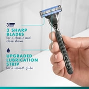Gillette Mach3 Razor Blade Refills, 10ct Razor Cartridges with Lubrication Strip, 3-Blade Razor