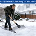 thumbnail image 5 of Heavy-Duty Steel Snow Shovel Blade, Multi-Purpose Ice Scraper & Chipper for Driveway, Garden, Manure & Outdoor Cleaning Tool, 5 of 9