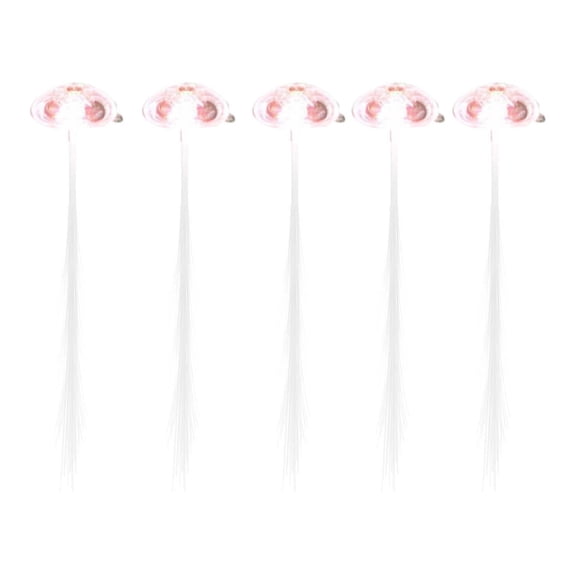 Light Up Hair Barrettes Glowing Fiber Hair Clips for Party Bar Dancing Braid Accessories Girls Women Festive Hairpins