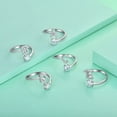 thumbnail image 6 of Starchenie Adjustable Initial Ring for Women 925 Sterling Silver Letters A 26 Alphabet Rings Size 7, 6 of 7