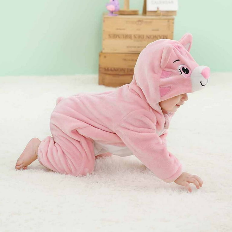 Pink bunny onesie baby sale