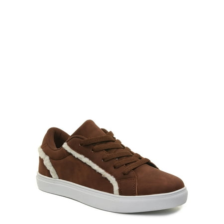 

C. Wonder Women s Emmy Sherpa Trim Court Sneaker