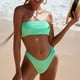 thumbnail image 3 of Traje de baño dividido para mujer, traje de baño de dos piezas sin espalda, conjunto de bikini para mujer, rendimiento de alta gama, 3 of 9