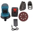 thumbnail image 1 of 125mm Cordless Orbital Sander with Battery Rechargeable 3 Speed Sanding Machine EU Plug 100‑240V, 1 of 5