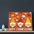 thumbnail image 3 of Naloa Happy Thanksgiving Three Gnomes Print Canvas Bathroom Wall Art,Bathroom Wall Art Decoration, Canvas Poster Prints,Decorative Paintings for Living Room, Bathroom, Kids Room, 3 of 6
