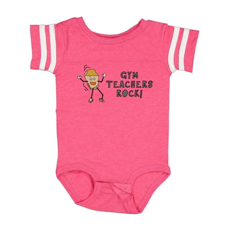 

Inktastic Gym Teachers Rock Gift Baby Boy or Baby Girl Bodysuit