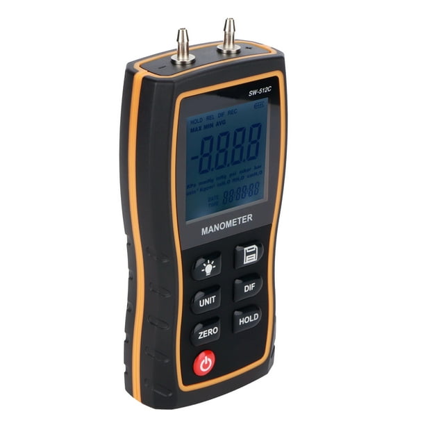 Medidores de presión de vacío Manómetro diferencial digital Medidor de presión de gas de aire de mano ±10342KPA ANGGREK Otros