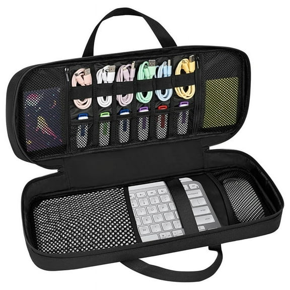 Travel Keyboard Case Bag Keys Mini Keyboard Carrying Storage Case for Wireless Keyboard
