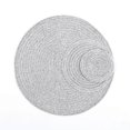thumbnail image 1 of 6pcs Potholders Trivets Set: Cotton Thread Weave Hot Pot Holders Stylish Coaster Hot Pad Mat Spoon Rest For Kitchen Cooking Baking 36 cm, 1 of 3