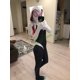 thumbnail image 2 of Spider Gwen Costume Spiderman Zentai Suit Spandex Bodysuit Into The Spider Verse Costumes Gwen Stacy Cosplay Party Outfit zhangyuxiang LED, 2 of 2