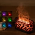 thumbnail image 4 of Binwennn Digital Warm And Cool Volcano Vaporizer Bag New Flame Aroma Diffuser USB Powered Desk Humidifier With Colorful LED Lights For Home &, 4 of 7