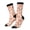 3 Black, variant on Mushrooms2 Crew Socks for Men & Women, Breathable Casual Athletic Ankle Socks