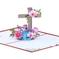 thumbnail image 4 of Crosses 3D Popup Greeting Card Religious Congratulation Gift,Easters Card with Envelope,Christmas Thanks You Blessing, 4 of 8