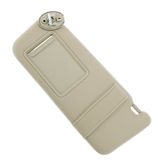 Unique Bargains Left Driver Side Car Sun Visor for Toyota Venza 2009-2015 Plastic with Mirror No.74320-0T020-A1 Beige