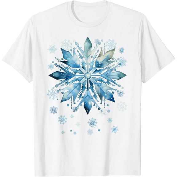Exquisite and comfortable-Snowflake Costume Winter Christmas Matching Women Kids Adult T-Shirt