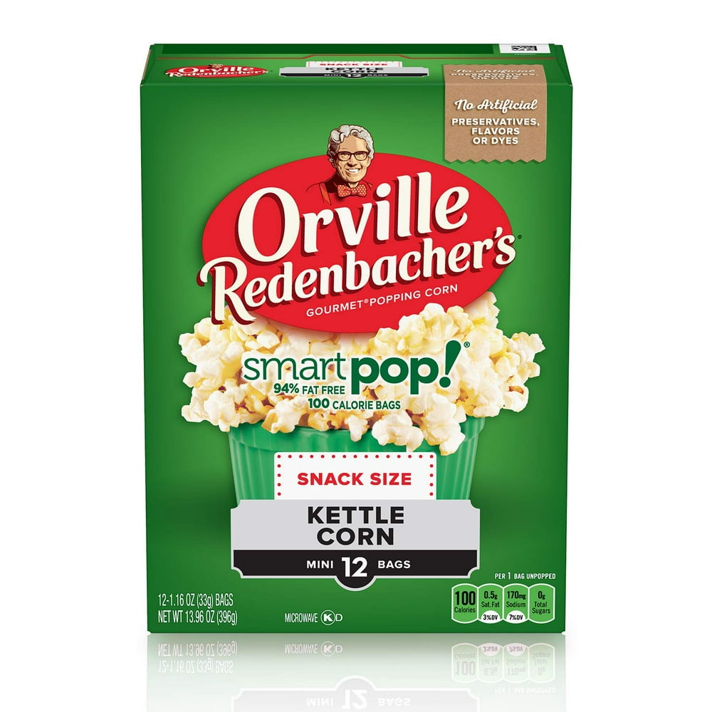 orville redenbacher kettle corn single serve nutrition