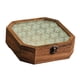 thumbnail image 1 of Estuche de joyería Caja de almacenamiento de madera Gran capacidad Resistente Portátil Multiusos con 20x20x58cm, 1 of 9