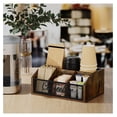 thumbnail image 4 of Coffee Station Organizer for Countertop, Wood Coffee Bar - Pods, Syrup, Cup Holder, Tea Station Accessories, Large Multi-Functional Storage, 4 of 8