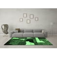 thumbnail image 3 of Ahgly Company Indoor Rectangle Oriental Emerald Green Modern Area Rugs, 7' x 9', 3 of 4