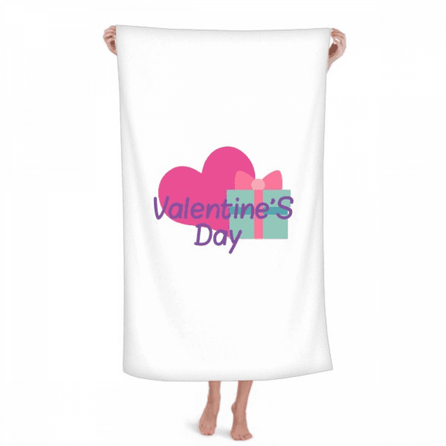 Serviette de Main Couple Amour Éternel Serviette de Bain Gant de Toilette Doux en Coton
