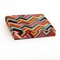 Seville Classics Foldable Storage Cube/Ottoman, MultiColor Chevron
