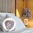 thumbnail image 1 of HEALEEP Modern Lamp Shade Plush Light Brown Conical Cover for Homeowners 1Pack, 1 of 7