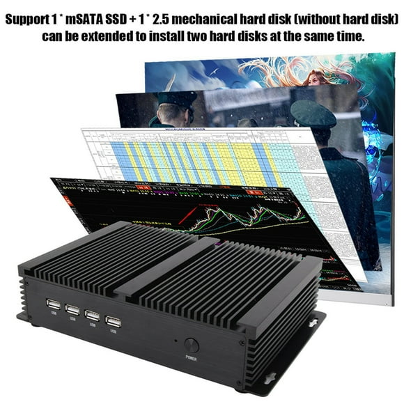Mini Host Mini PC Ultra High Definition 4k Resolution Easy To Use for Work Office Game Home