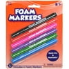 Foam Markers, Primary Colors, 6-Pack