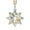 Beige, variant on Qwtwty Cute Pendant Crystal Snowflake Car Pendant Decoration Octagonal Car Hanging Rearview Mirror Car Hanging Decoration Car Interior Pendant Interior Accessories