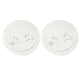 thumbnail image 1 of Unique Bargains 2pcs 8' Bateau Inspection Plate-Forme Hachure Marine Ronde Inspection Hachure Plate-Forme W / Couvercle Amovible Étanche Blanc, 1 of 6