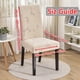 thumbnail image 4 of Funda de Jacquard para silla de comedor, Protector de silla con patrón de hojas, respaldo de asiento de banquete de boda, 4 of 5