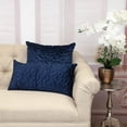 thumbnail image 7 of Parkland Collection Sora 12x24" Quilted Fabric Throw Pillow in Navy, 7 of 7