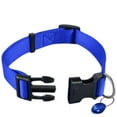 thumbnail image 2 of Walbest Basic Nylon Dog Collar with Safety Locking Buckle, Adjustable for Small, Medium, Large Pet and Puppies Accessories (Small, Blue), 2 of 7