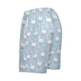 thumbnail image 5 of Men’s Sleep Shorts Relaxed Fit Lounge Pants with Pockets Mens Pajama Loungewear Home Wear Comfort Small Geese and Daisies Large, 5 of 7