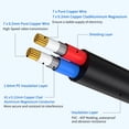 thumbnail image 4 of BigNewPowered 150Feet BNC Video Power Cable Pre-Made All-in-One Camera Video BNC Cable Wire Cord Black Color for Surveillance CCTV Security System with Connectors (BNC Female and BNC to RCA), 4 of 9