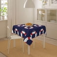 thumbnail image 6 of Square Table Cloth, Nautical Tablecloth Washable Dinng Table Covers Decorative for Kitchen & Table Linens 52" x 52", 6 of 8