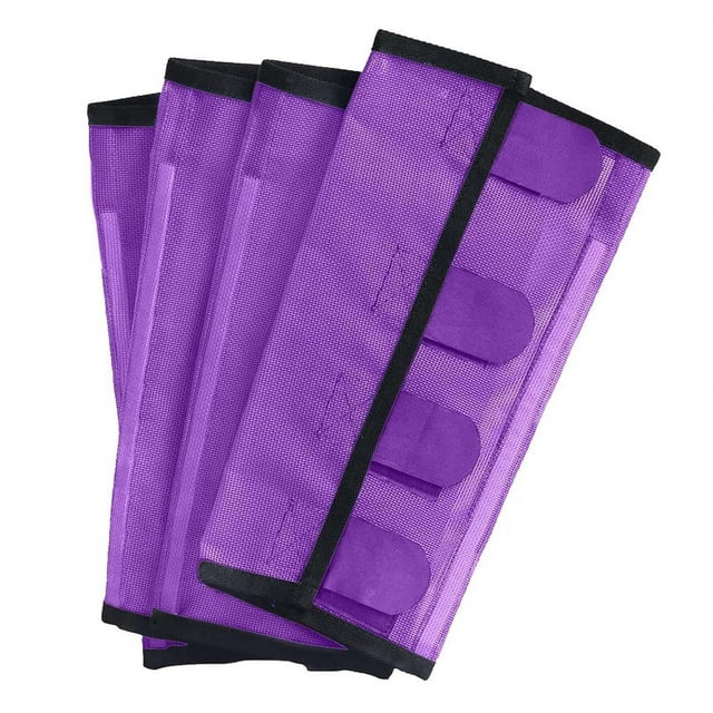 4pcs Breathable Mesh Horse Flyproof Leggings Mesh Horse Fly Boots Set Loose Fitting Non Slip Leggings For Horses Stay-On Comfortable Leg Guards For Adjustable