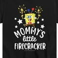 thumbnail image 3 of SpongeBob SquarePants - Mommy's Little Firecracker - Toddler And Youth Short Sleeve Graphic T-Shirt, 3 of 6