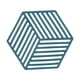 thumbnail image 5 of Posavasos para bebidas, posavasos para mesa, posavasos para bebidas, mantel individual hexagonal Línea azul, 5 of 9