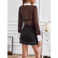 thumbnail image 4 of Blusa sexy de manga larga con botones para mujer, blusa sexy para fiesta y noche, 4 of 4
